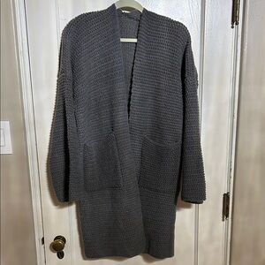 Cozy Black Knit Cardigan